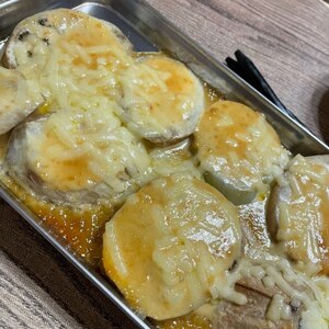 味噌マヨのなすグラタン